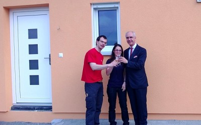 Remise des clés d’une villa Evolution 148